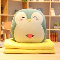 ราคา In stock หมอนผ้าฝ้ายลายการ์ตูนสัตว์น่ารักอุ่นมือคลุมตุ๊กตาของเล่นฤดูร้อนรถแอร์ผ้าห่มสามในหนึ่งเดียว (16167349252)