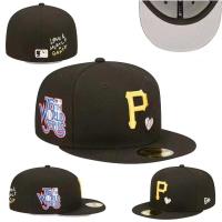 ราคา Fashion MLB Pittsburgh Pirates Fitted Hat Men Women 59FIFTY Cap New Era Full Close Fit Caps Sports Embroidery Hats Topi (19867214210)