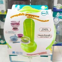 ราคา 1ใบ ชามข้าวเด็ก ชามก้นดูดสุญญากาศ ดูดติดพื้นโต๊ะ ไม่ตก ไม่แตก ATTOON Feeding Bowl with Spoon Super Suction Pad รวม 1 ใบ (833304638)