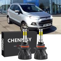 ราคา สำหรับ Ford EcoSport 2012 2016 ไฟหน้า H4ด้านหน้า LED ไฟหน้าหลอดไฟ6000K 12V 32V สีขาวจำนวน2 (16117888645)