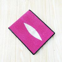 ราคา กระเป๋าหนังแท้ปลากระเบน Genuine Stingray กระเป๋าสตางค์หนังแท้ มีช่องล้วงหลัง หนังปลากระเบนแท้ ทนทานเป็นเลิศ (18502820691)