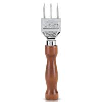 ราคา Ice Pick Sturdy Ice Chipper with Solid Wood Handle 304 Stainless Steel Three Pronged Ice Crusher for Cocktail Bartender (9498076932)
