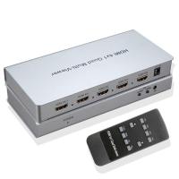 ราคา 4 Port FEMALE HDMI KVM Multi Viewer 1080P HDMI KVM Screen Multi Viewer Switch With USB KVM Sharing 4แป้นพิมพ์เมาส์ USB (19655256113)