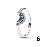 ราคา 2023 New Summer 100 925 Sterling Silver Dangle Opalescent Ocean Deep Blue Charm Beads Fit Pandora Original Bracelet DIY Jewelry (20227207414)