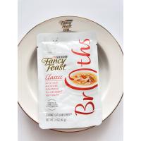 ราคา ขนมคบเคี้ยวแมวถุงรักษาความสดซุปอาหารสด Fancy Feast สำหรับแมวตัวเล็กให้ความชุ่มชื้นรสผักโขมไก่40กรัม 10 (21257256095)