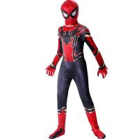 ราคา Iron Spider Man tights ชุดเด็ก หมวกเปิดศีรษะ ของเล่นเด็ก cos เสื้อผ้า spot (15379202050)