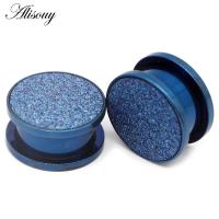 ราคา Alisouy 2PC Glitter ทองคำสีกุหลาบ เงินหูปลั๊กสกรู PiercingTunnel ที่ขยายรูเจาะหูแบบใสอัญมณีประดับร่างกายเนื้ออุโมงค์ต่างหู (8625319352)