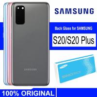 ราคา Original Back Glass SAMSUNG Galaxy S20 Plus Cover Rear Door Housing Glass Panel with Camera (14132612351)