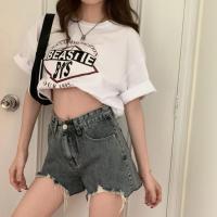 ราคา BRANCHÉ Shorts for Women New Versatile Elastic High Waisted A Line Denim Shorts 231125047 (21117046344)