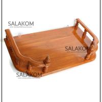 ราคา SLK หิ้งพระ ไม้สัก หิ้งสำหรับวางพระ ติดหนัง ขนาด 60 36 ซม มุมหยัก หิ้งพระไม้สักแท้ สีย้อมไม้สัก หิ้งพระไม้สักแขวนผนัง Buddhas shelf (19852359385)