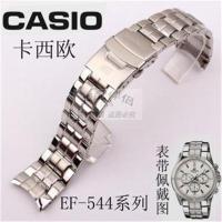 ราคา สายนาฬิกา Casio สายเหล็กแข็ง CASIO เหมาะสำหรับอุปกรณ์เสริมห่วงโซ่นาฬิกาผู้ชายสายสแตนเลส EF 544 (16884088190)