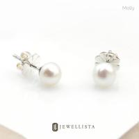 ราคา Jewellista ต่างหู Molly ไข่มุกน้ำจืดแท้ เงินแท้ 925 (13207789751)