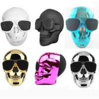 ราคา ลำโพง บลูทูธ หัวกะโหลก สีชมพู Skull Bluetooth Speaker (800336339)