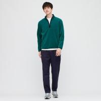 ราคา new2024 Uniqlo กางเกงขายาวผ้ายืดสำหรับผู้ชาย ผู้หญิงกางเกงผ้าสักหลาดยืดหยุ่นสำหรับใส่นอน428769 (11261673439)