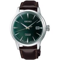 ราคา SEIKO PRESAGE Mockingbird Cocktail Green Dial with Brown Leather Watch SRPD37J1 (20363714436)