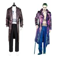 ราคา In Stock Batman Harley Quinn Suicide Squad Jared Leto Joker Coat Cosplay Costume Suits Custom Made Coat (16494738127)