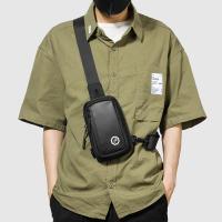 ราคา Mobile phone bag mens crossbody bag sports small shoulder bag casual shoulder bag vertical mens small bag 2023 new chest bag SSY (20568844639)