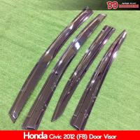 ราคา กันสาด civic 2012 2014 2015 FB สีดำใส ทรง mugen ราคาพิเศษ สินค้าตรงรุ่น สามารถติดตั้งได้เลย งานสวย ส่งฟรี (14981671124)