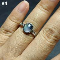 ราคา แหวนหินลาบราโดไรต์ ทรงหลังเบี้ย Labradorite ฟรีไซส์ (20633810948)