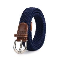 ราคา Needle buckle woven elastic elastic waistband canvas thin belt childrens waistband (20320563420)