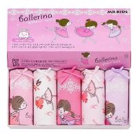 ราคา พร้อมส่ง กางเกงในเด็กผู้หญิง 1กล่อง5ตัว ผ้าฝ้ายแท้ ลวดลายน่ารักของการ์ตูน กางเกงในเด็ก3 5 6ขวบ (18132582287)