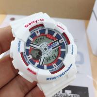 ราคา CASlO Gshock Sports Waterproof Watch Ladies Watch Digital Watch Pink Automatic Baby g BA110 Women GMA S110MP (15396001588)
