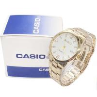ราคา พร้อมส่ง นาฬิกาข้อมือ สายเหล็ก กันน้ำ Quartz นาฬิกาผู้หญิงและผู้ชาย นาฬิกาcasio นาฬิกาคาสิโอ้ สีทอง RC701 (19616884376)