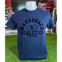 ราคา HOT เสื้อยืดเเขนสั้นmaddog แท้100 ทรงตรงใส่ได้ผู้ชายและผู้หญิง คละลาย (20575530243)