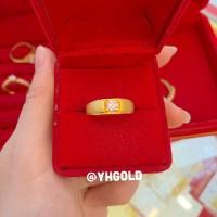 ราคา แหวนทอง1สลึง YHGOLD งานฝังพลอย ทองคำแท้96 5 (20621991083)