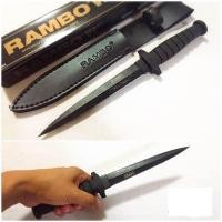 ราคา มีดเดินป่า มีดใบตาย แรมโบ้ 6 พร้อมส่ง ราคาถูก (19762159330)
