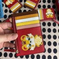 ราคา Tory Burchกระเป๋าเงิน กระเป๋าสตางค์หนังวัว ลายปีใหม่ปีเสือ กระเป๋าใสบัตรได้ (12622873992)