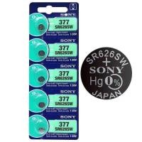 ราคา ของแท้ SR626SW ถ่านกระดุม Sony รุ่น 377 SR626SW SR626 AG4 1 55V 1 แผง 5 ก้อน (20744111286)