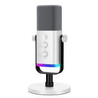 ราคา FIFINE Ampligame USB AM8 XLR ไมโครโฟนแบบไดนามิกสำหรับพอดคาสต์บันทึกร้องเพลงสตรีมมิ่งเกมไมโครโฟนด้วยปุ่มปิดเสียงแบบสัมผัสแจ็คหูฟังสำหรับเครื่อง PS5พีซีเครื่องมิกซ์4 (20959687670)