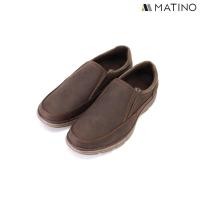 ราคา MATINO SHOES รองเท้าหนังชาย รุ่น MC S 7817 NAVY COFFEE (17288322197)