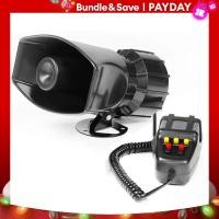 ราคา 12V สัญญาณเตือนภัยรถยนต์เสียงแตรลมเสียงแตรไซเรนในรถรถไซเรนฉุกเฉินลำโพงกลางแจ้งไมค์ระบบการขยายสัญญาณฉุกเฉิน Hooter 60W (20707041640)