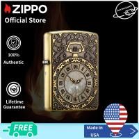 ราคา Zippo Wat ch Design Antique Brass Windproof Pocket Lighter Zippo ZBT 2 81B Lighter without Fuel Inside ทองเหลืองโบราณ ไฟแช็กไม่มีเชื้อเพลิงภายใน (17420166906)