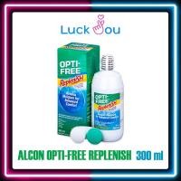 ราคา ALCON Opti Free Replenish 60 ml และ 300 ml ออฟติ ฟรี รีเพลนิช น้ำยาล้างคอนแทคเลนส์ ฟรี ตลับใส่คอนแทคเลนส์ (17429130202)