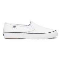 ราคา Keds รุ่น Logan Slip On Leather รองเท้าผ้าใบหนัง ผู้หญิง สี WHITE WH64312 (21280465108)