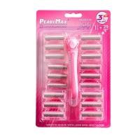 ราคา อุปกรณ์เสริมมีดโกนแบบใช้แล้วทิ้งสำหรับผู้ชายเครื่องโกนหนวดเคราสแตนเลสสตีลแบบสามชั้นแถบหล่อลื่น (21171179652)