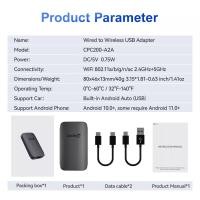 ราคา 2024 CarlinKit Android Auto ตัวรับสัญญาณ WiFi สมาร์ท Ai กล่องปลั๊กและเล่น Bluetooth WiFi เชื่อมต่ออัตโนมัติสำหรับสาย Android Auto Cars (21171091217)