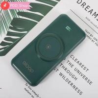 ราคา Wireless PowerBank 30000mAhพร้อมสาย4เส้นในตัว ใช้งานสะดวก พร้อมส่ง2สีดำ เขียวรุ่นมาใหม่ ชาร์จเร็ว iphone huawei xiaomi vivo oppo (8075781824)