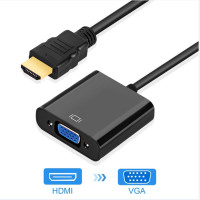ราคา สายแปลง hdmi to VGA จาก hdmi ออก VGA hdmi to VGA สาย hdmi Cable 1080P hdmi to VGA Cable Adapter Converter Full HD 1080P A 051 (10031192902)