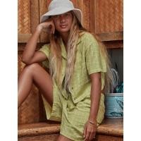 ราคา Roxy เสื้อ Zenith Short Sleeve Shirt 224 URJWT03096 GFJ2 (17893420829)