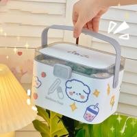 ราคา ฟรีสติ๊กเกอร์ กล่องยารถพยาบาล กล่องเก็บยา กล่องใส่ยา ทรงรถพยาบาล กล่องใส่ยา สุดน่ารัก ขนาดใหญ่ จุได้เยอะ (20834070787)