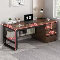 ราคา ATH โต๊ะมีลิ้นชัก โต๊ะไม้ 140cmโต๊ะ โต๊ะเขียนหนังสือ โต๊ะคอมพร้อมลิ้นชัก โต๊ะทำงานพร้อมตู้ โต๊ะทำงานไม้ โต๊ะทำงาน โต๊ะทำงานไม้อัด (20913052136)