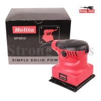 ราคา MOLITA เครื่องขัดกระดาษทราย แบบสั่น 4x4 นิ้ว 260W ขนาดสี่เหลี่ยมจัตุรัส รุ่น MT4510 (4708708394)