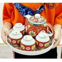 ราคา ชุดชา ชุดชงน้ำชา ถ้วยน้ำชา กาชา ชุดถ้วยน้ำชา ชุดน้ำชาครบเซ็ตเซรามิค พร้อมส่ง (9067001401)