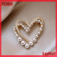 ราคา PDBH Fashion Store เข็มกลัดติดคริสตัลคลาสสิครูปหัวใจเข็มกลัดผ้าพันคอหัวใจคริสตัลเข็มกลัด Syal Sutra เข็มกลัด (19897242625)