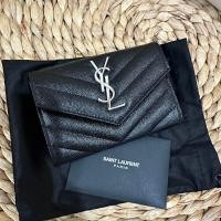 ราคา พร้อมส่งกระเป๋าตังค์ New ysl card holder อะไหล่เงิน ทอง (20460390608)
