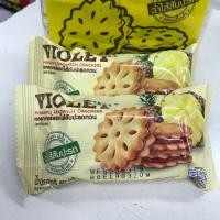 ราคา VIOLET pineapple sandwich crackersไวโอเลต แครกเกอร์สอดไส้สับปะรดกวน 40 กรัม แพ็ค 12 ซอง (13175213796)